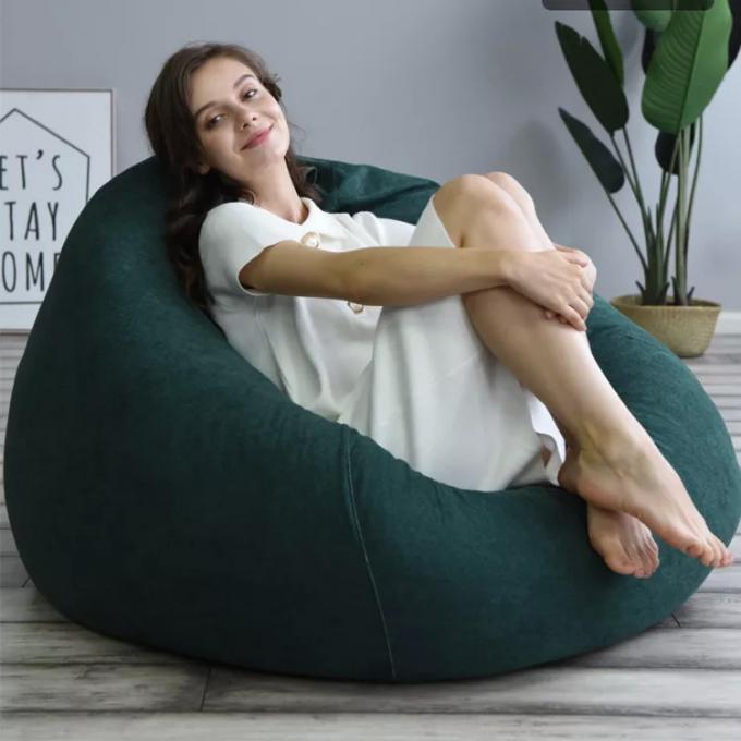 Наружный 7Ft Гигантская сумка из бобов Стул Мягкий фальшивый меховый ткань EPS заполнить 14