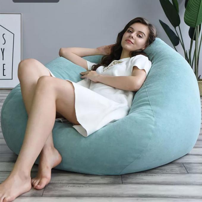Наружный 7Ft Гигантская сумка из бобов Стул Мягкий фальшивый меховый ткань EPS заполнить 17