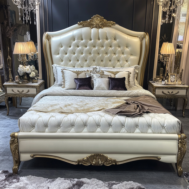 Мебель для спальни в доме, двуспальные кровати размера King Size, современный дизайн, роскошные двуспальные кровати с индивидуальными размерами 4
