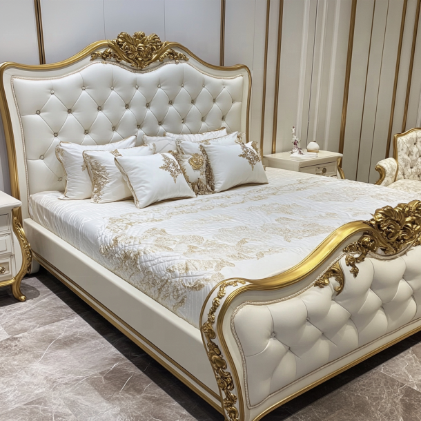 Мебель для спальни в доме, двуспальные кровати размера King Size, современный дизайн, роскошные двуспальные кровати с индивидуальными размерами 6