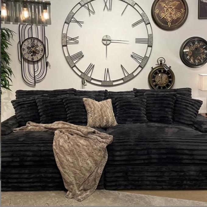 Современный шерстяной ткань кресло салон Loveseat диван набор от двери к двери кинотеатр спящий для современной гостиной 1