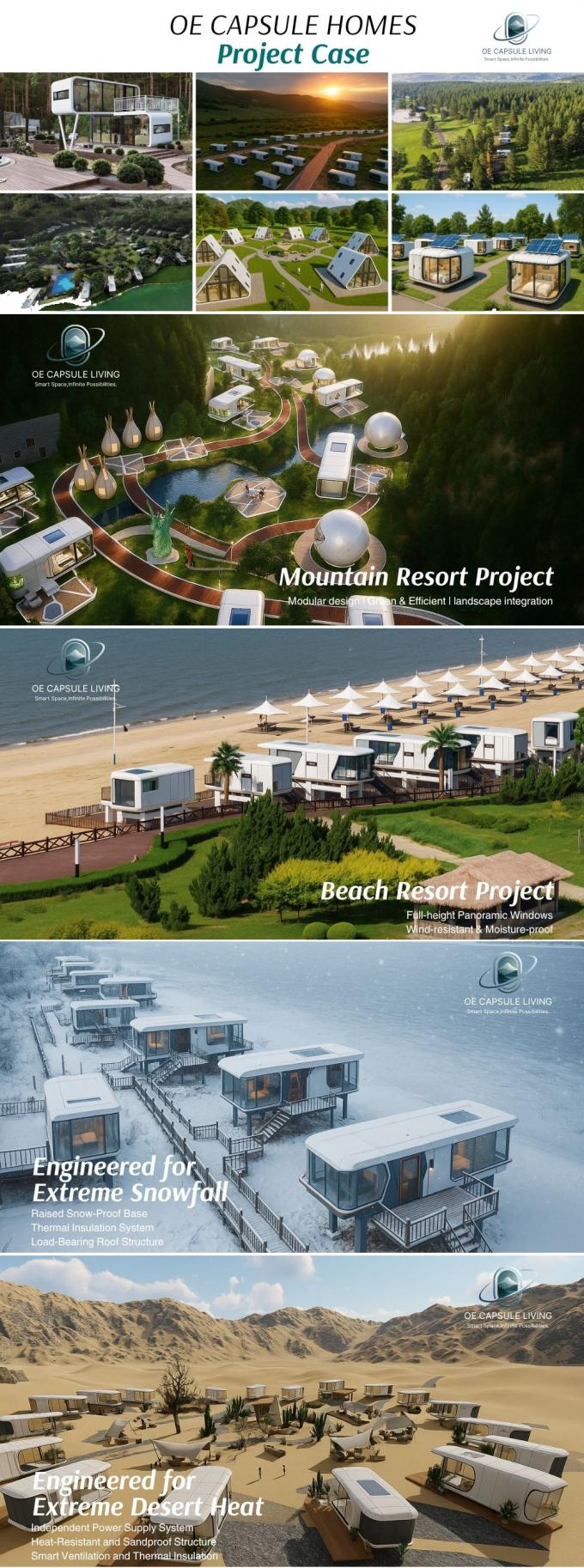 Роскошная спальня, гостиная, современный сборный умный мини-пространственный капсульный мобильный модульный контейнерный капсульный дом-отель 25