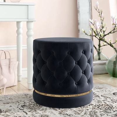 Пластмассовый деревянный круглый османский стул стул Pouf
