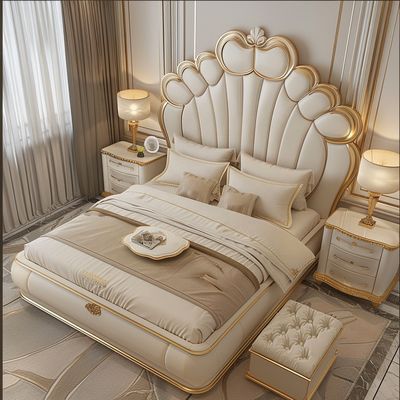 Мебель для спальни в доме, двуспальные кровати размера King Size, современный дизайн, роскошные двуспальные кровати с индивидуальными размерами