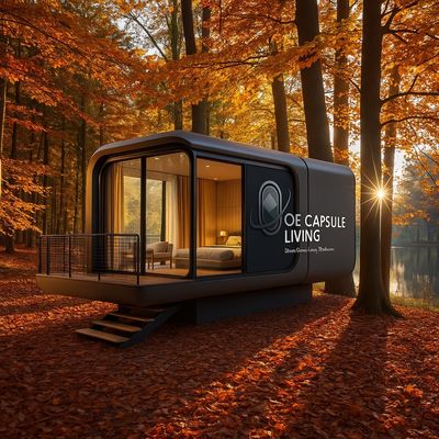 Роскошные предварительно сконструированные модульные дома Holiday Resort Hotel Windproof Apple Cabin Capsule House